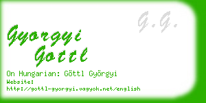 gyorgyi gottl business card